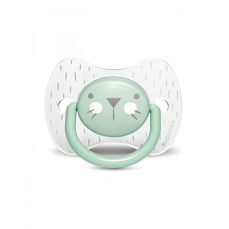 Suavinex - Green Premium Phy Silicone Soother | 6 - 18 M